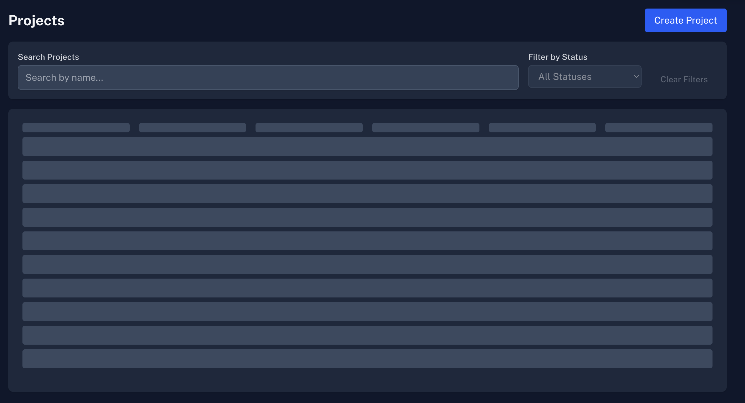 AutoPlan dashboard screenshot